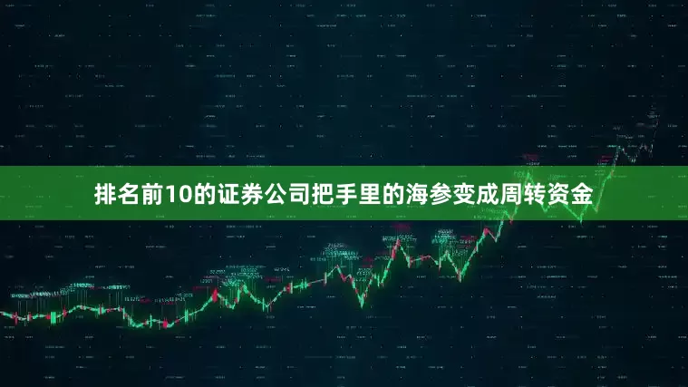 排名前10的证券公司把手里的海参变成周转资金